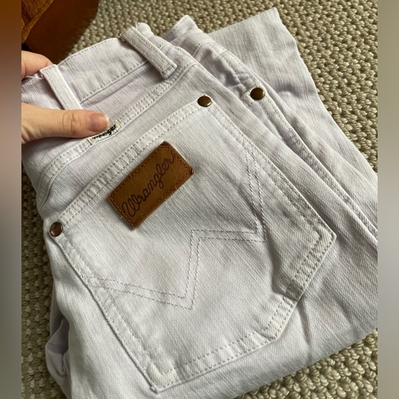 Wrangler Denim - VINTAGE Wrangler Light Purple/Lilac Bootcut Jeans